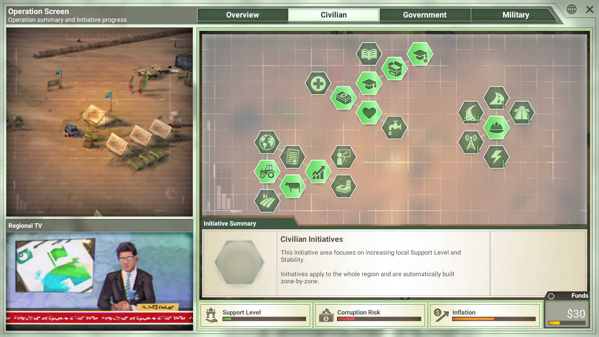 Rebel Inc: Escalation Screenshot 2