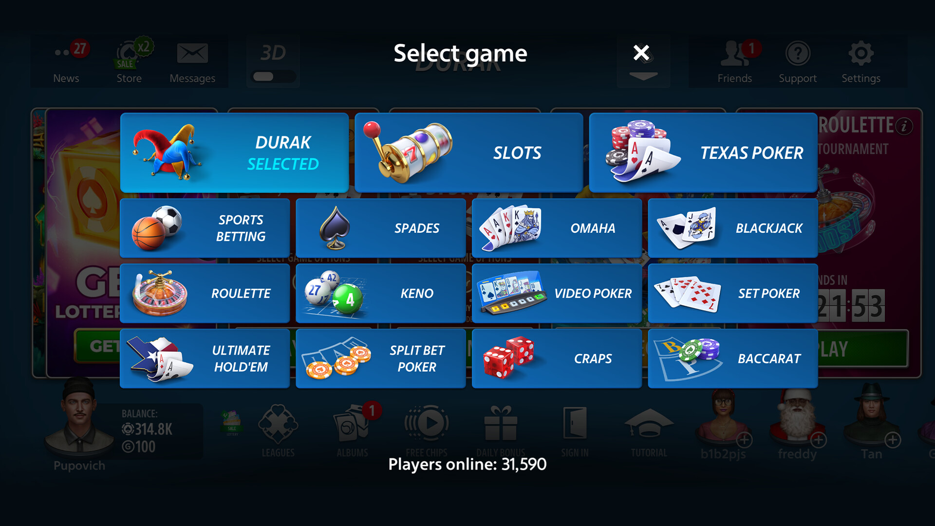 Durak Online by Pokerist Screenshot 2