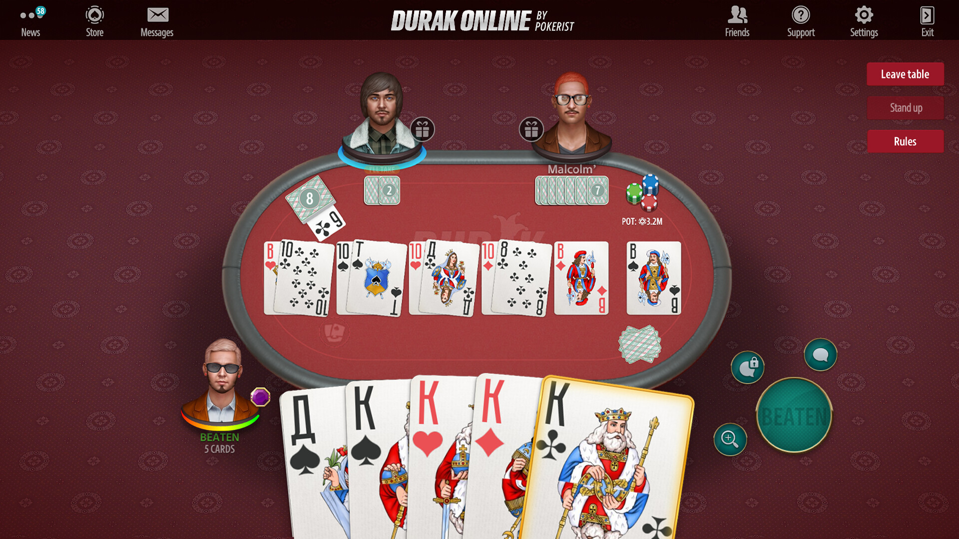 Durak Online by Pokerist Screenshot 4