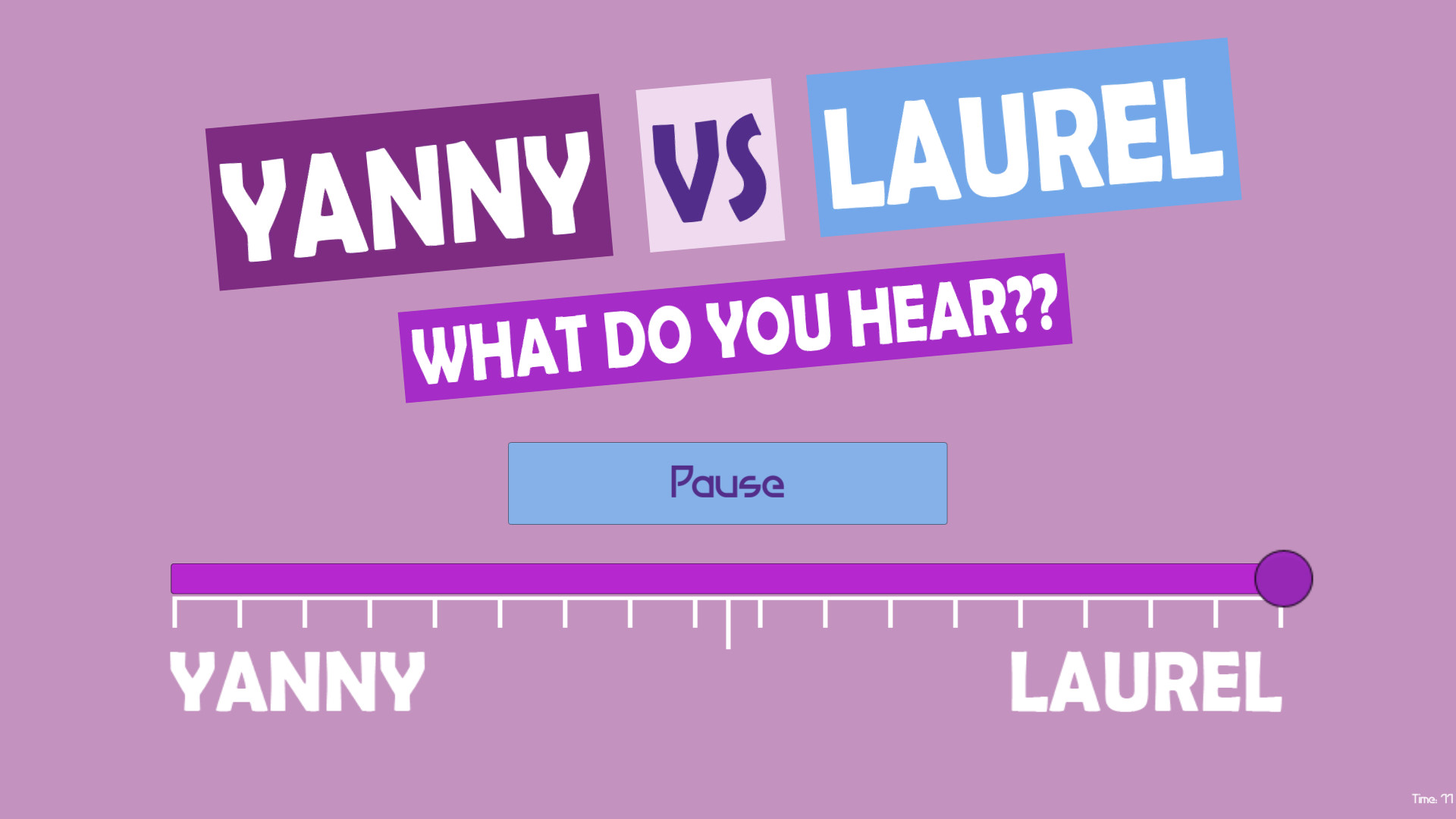 What do you hear?? Yanny vs Laurel Screenshot 3