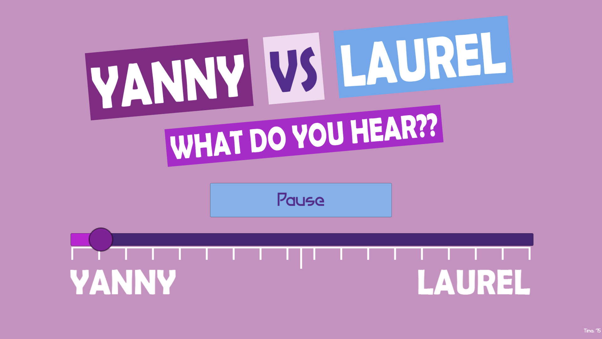 What do you hear?? Yanny vs Laurel Screenshot 2