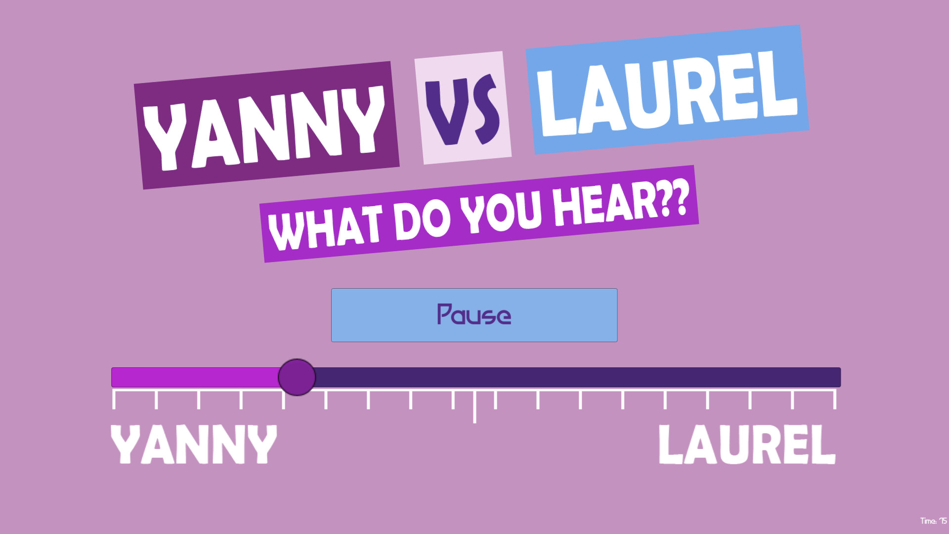 What do you hear?? Yanny vs Laurel Screenshot 1