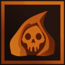Third-rate grim reaper icon