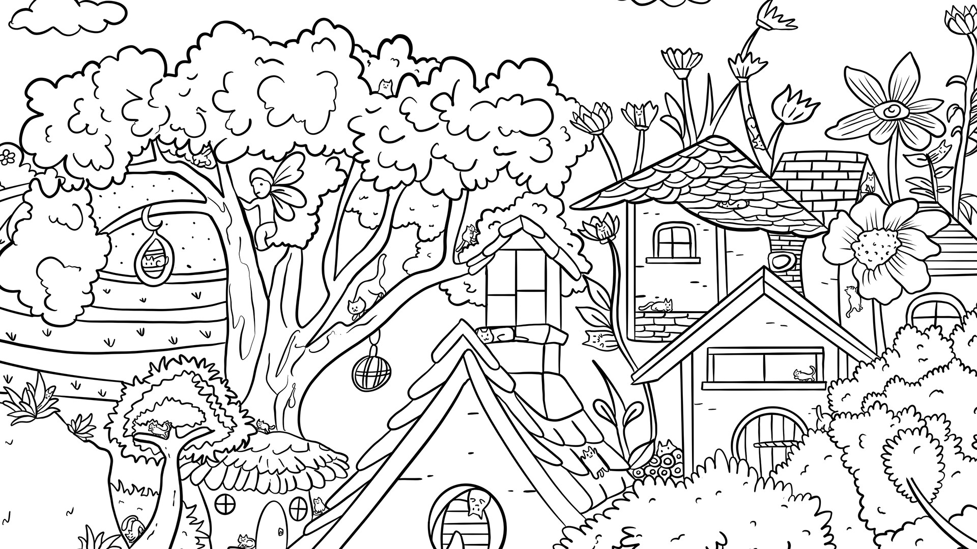 100 Forest Cats Screenshot 0