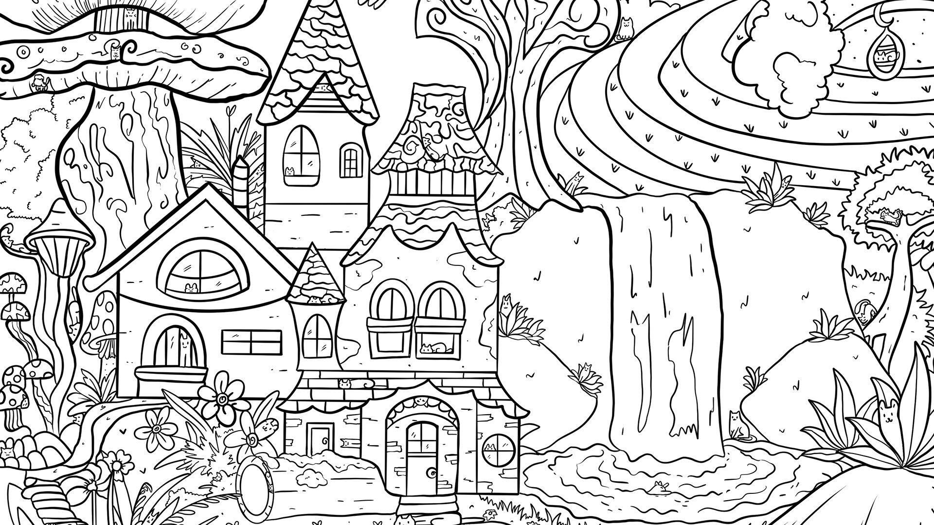 100 Forest Cats Screenshot 1