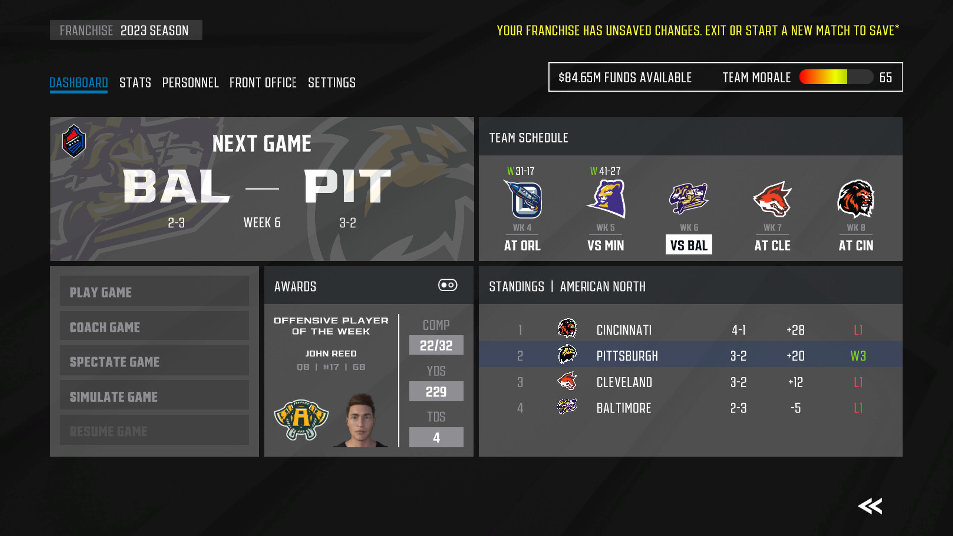 Axis Football 2024 Screenshot 9