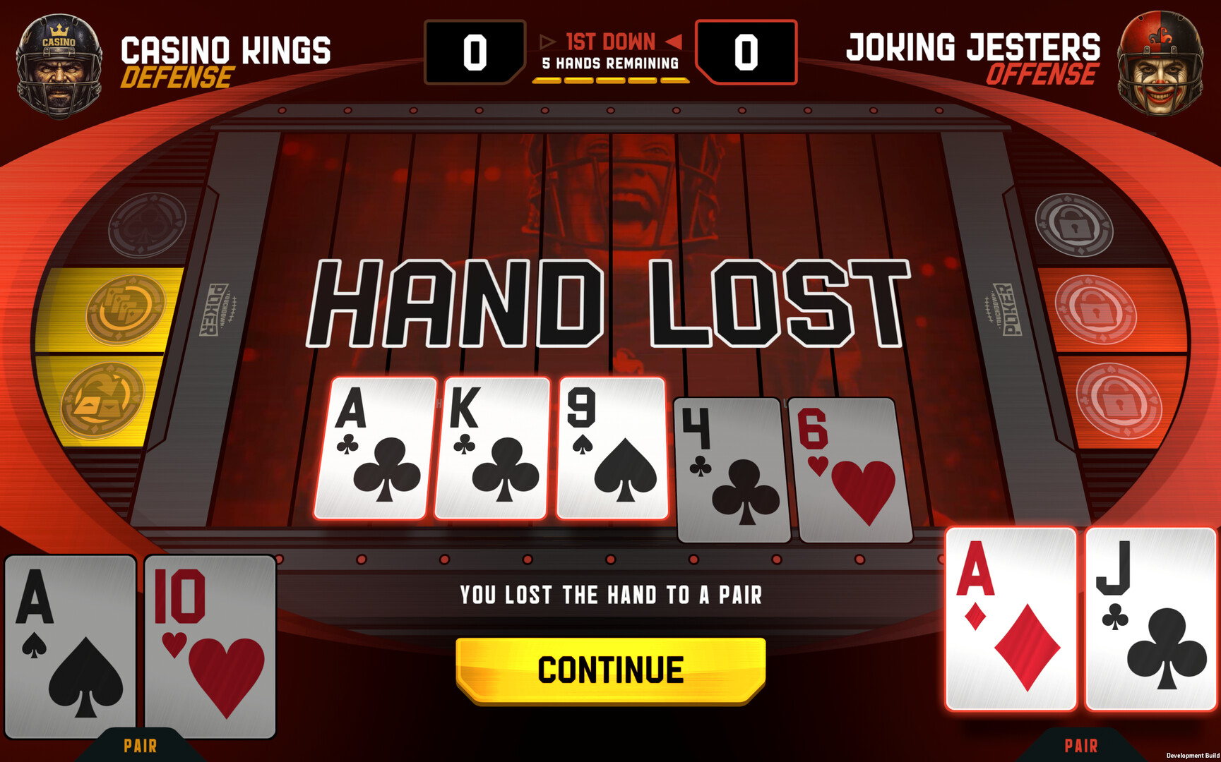 Touchdown Poker Screenshot 2