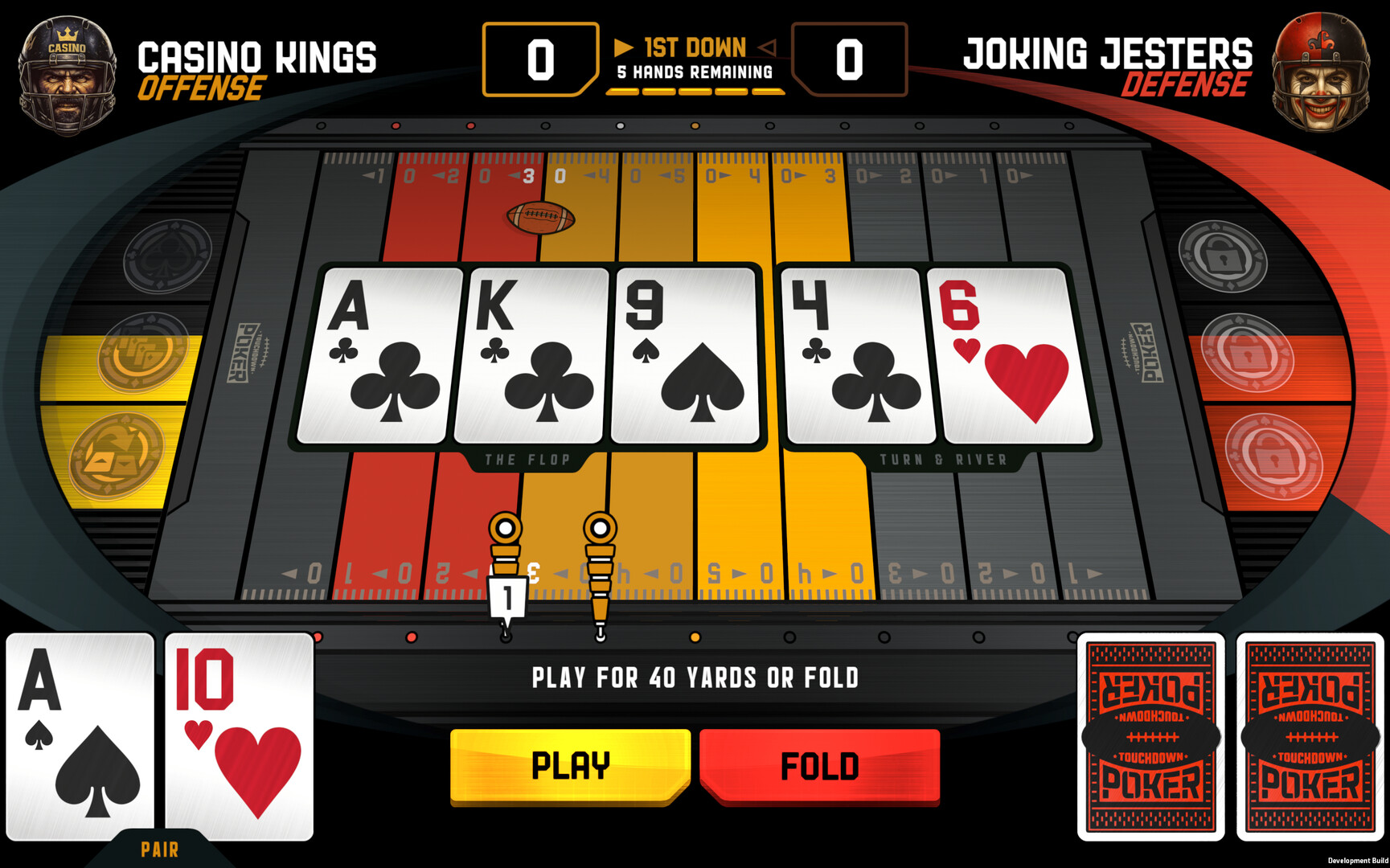 Touchdown Poker Screenshot 1