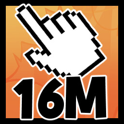 16 000 000 Clicks! icon