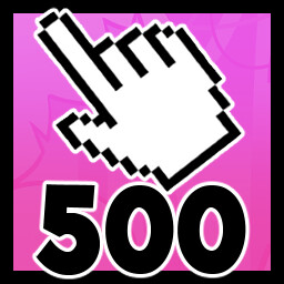 500 Clicks! icon