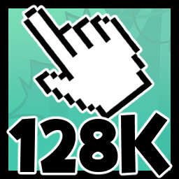 128 000 Clicks! icon