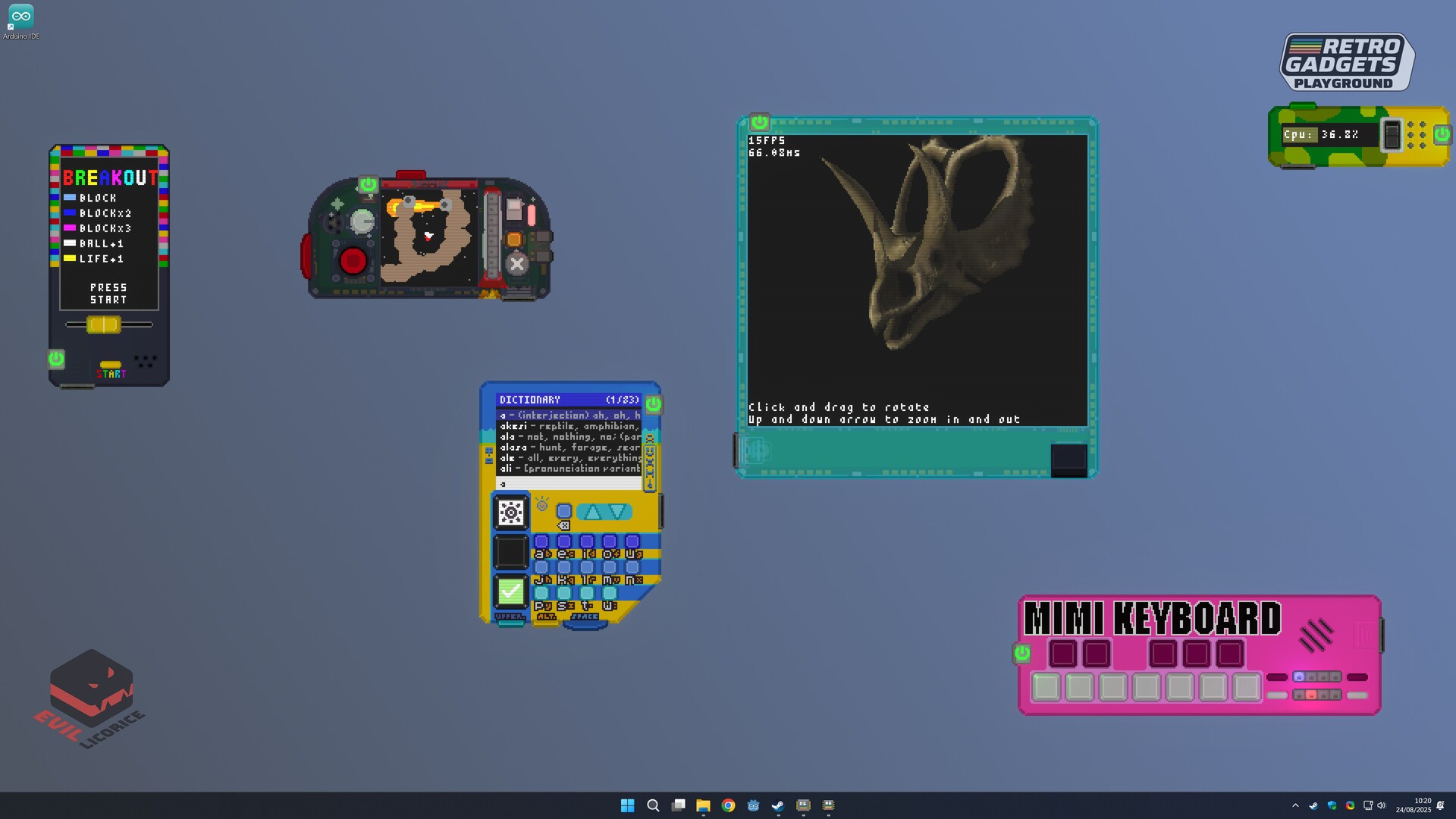 Retro Gadgets Playground Screenshot 1