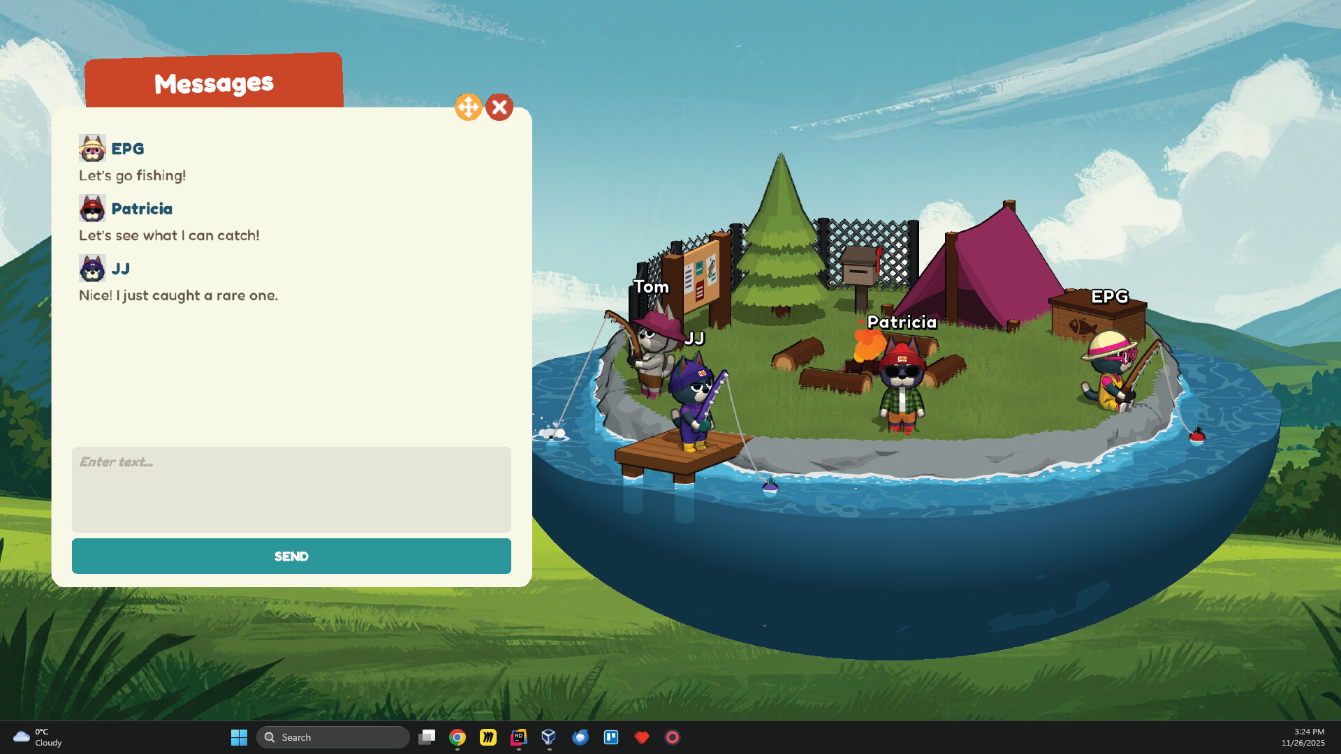 Fishing Together: Idle Island Screenshot 1