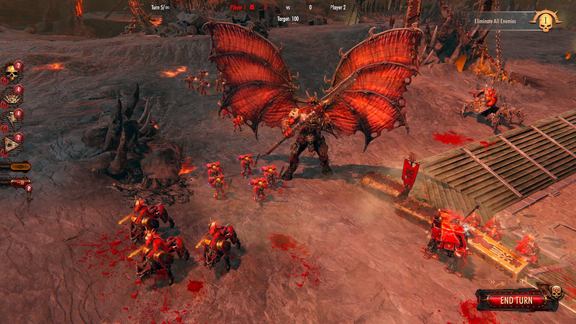 Warhammer 40,000: Battlesector - Daemons of Khorne Screenshot 1