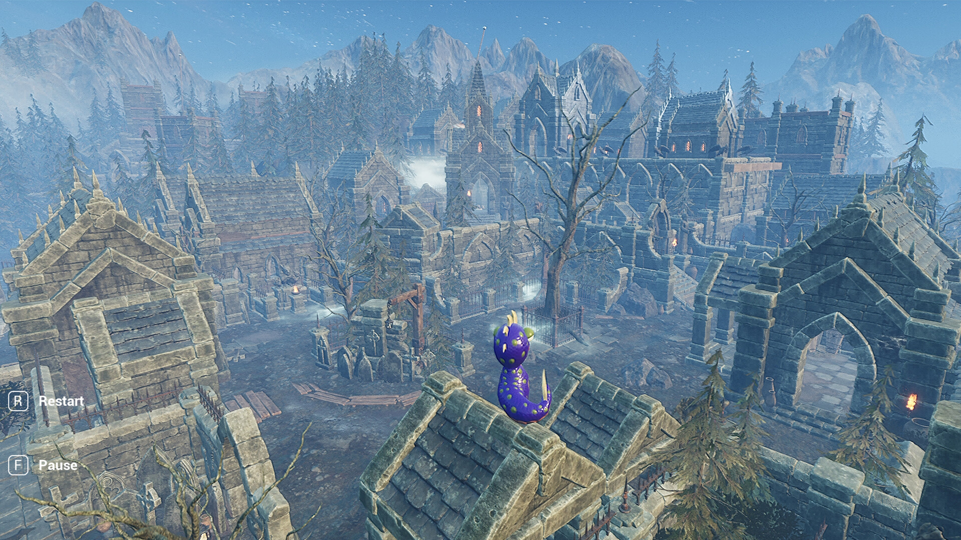 Worm in horror place Screenshot 3