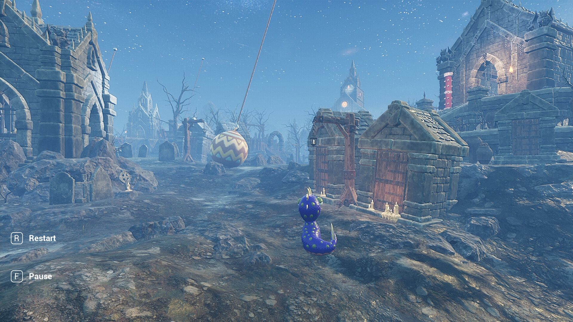 Worm in horror place Screenshot 4