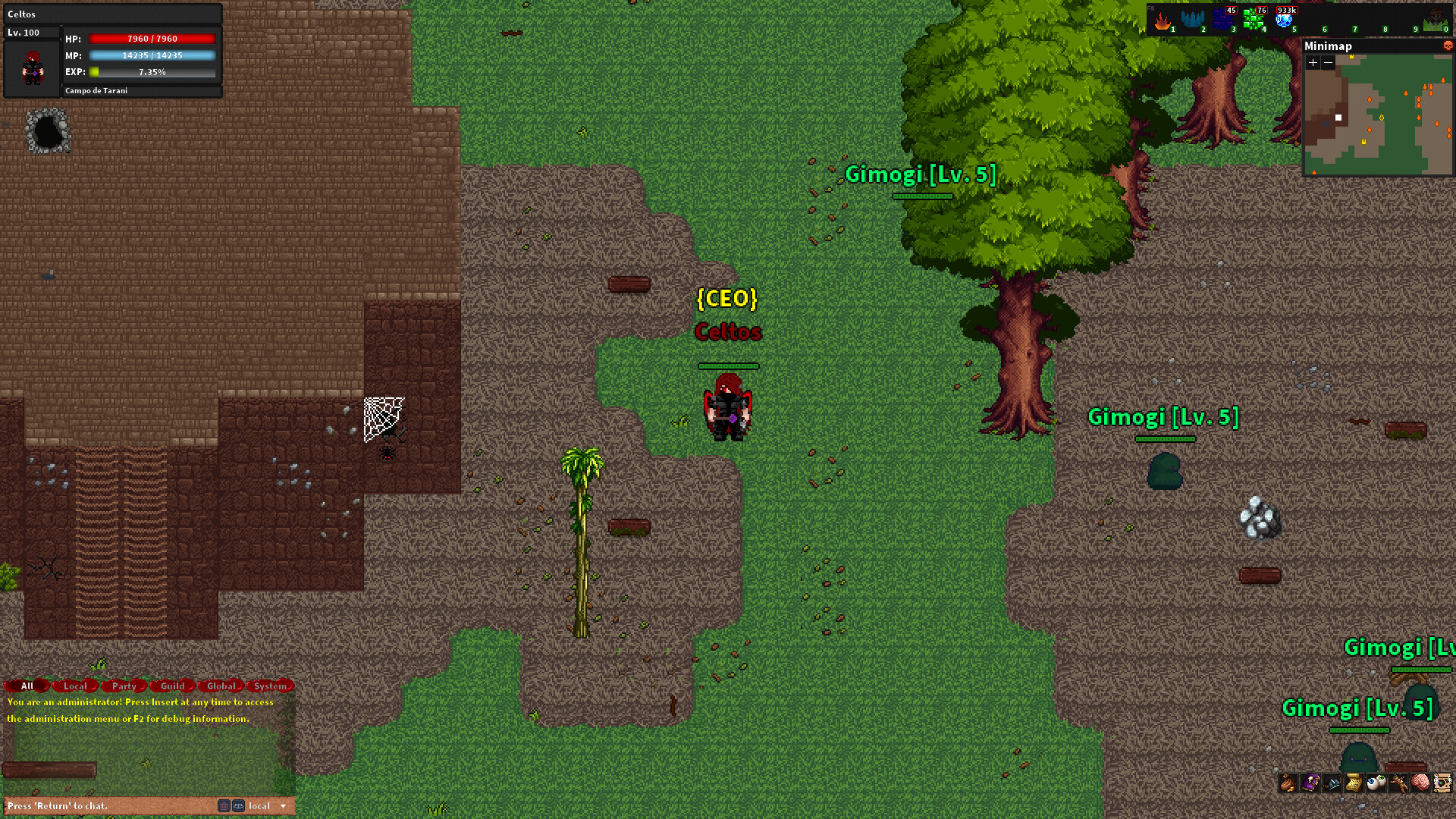 Rebornia - MMORPG 2D Screenshot 5