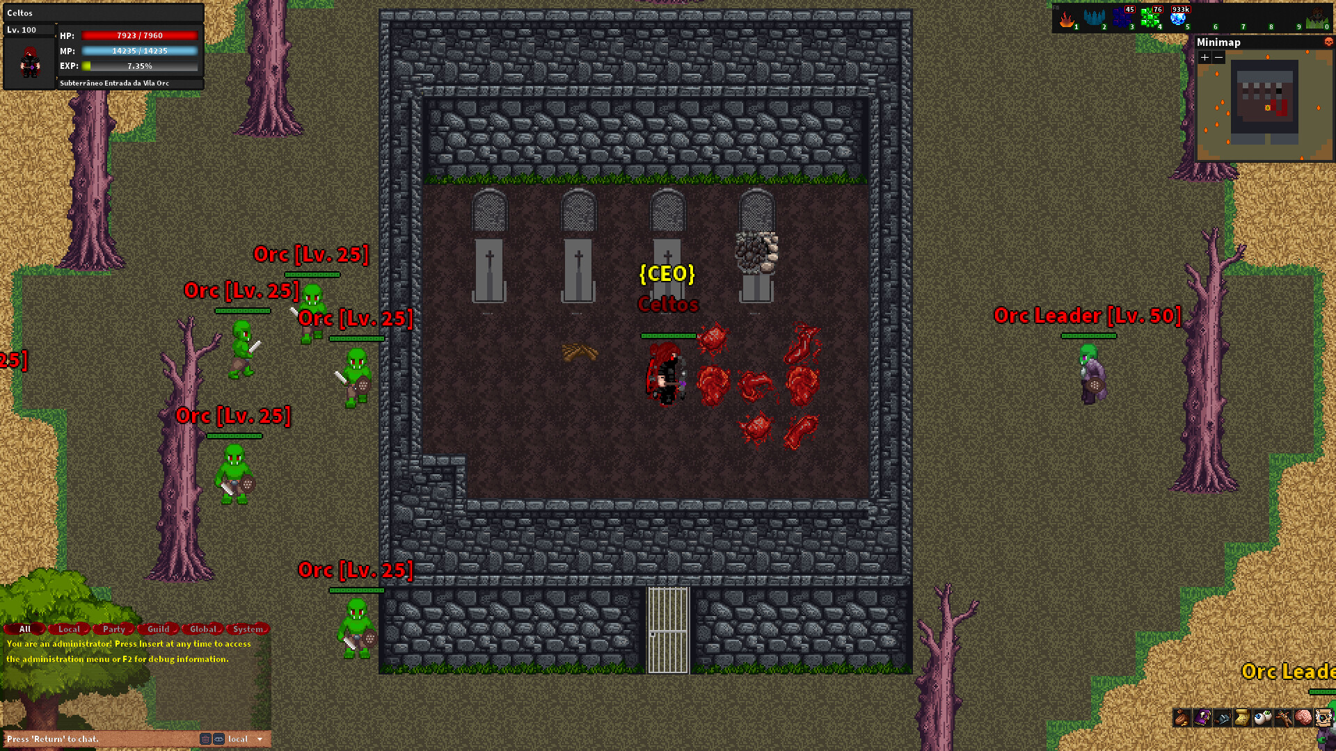 Rebornia - MMORPG 2D Screenshot 2