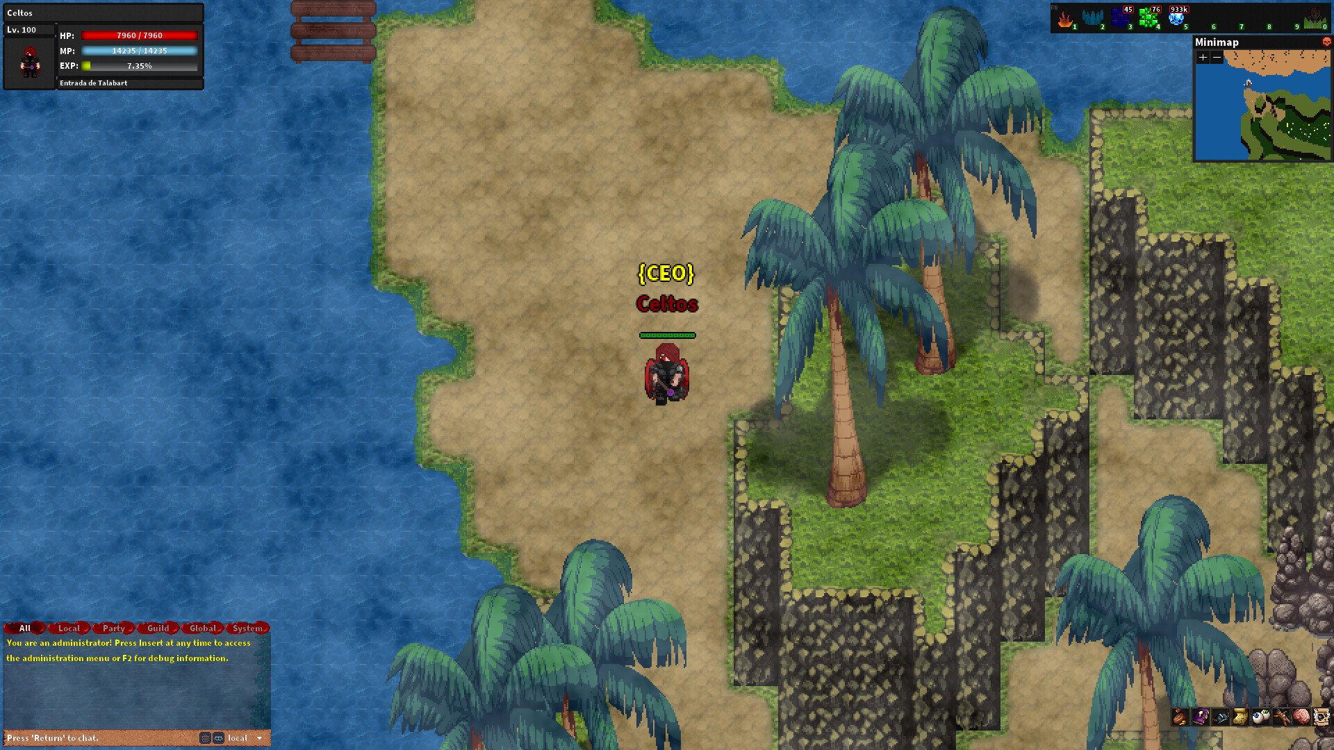 Rebornia - MMORPG 2D Screenshot 8