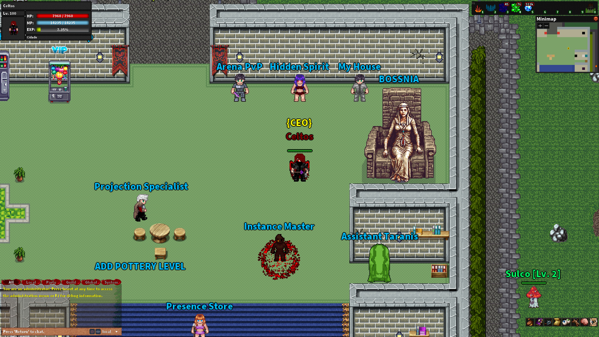 Rebornia - MMORPG 2D Screenshot 3