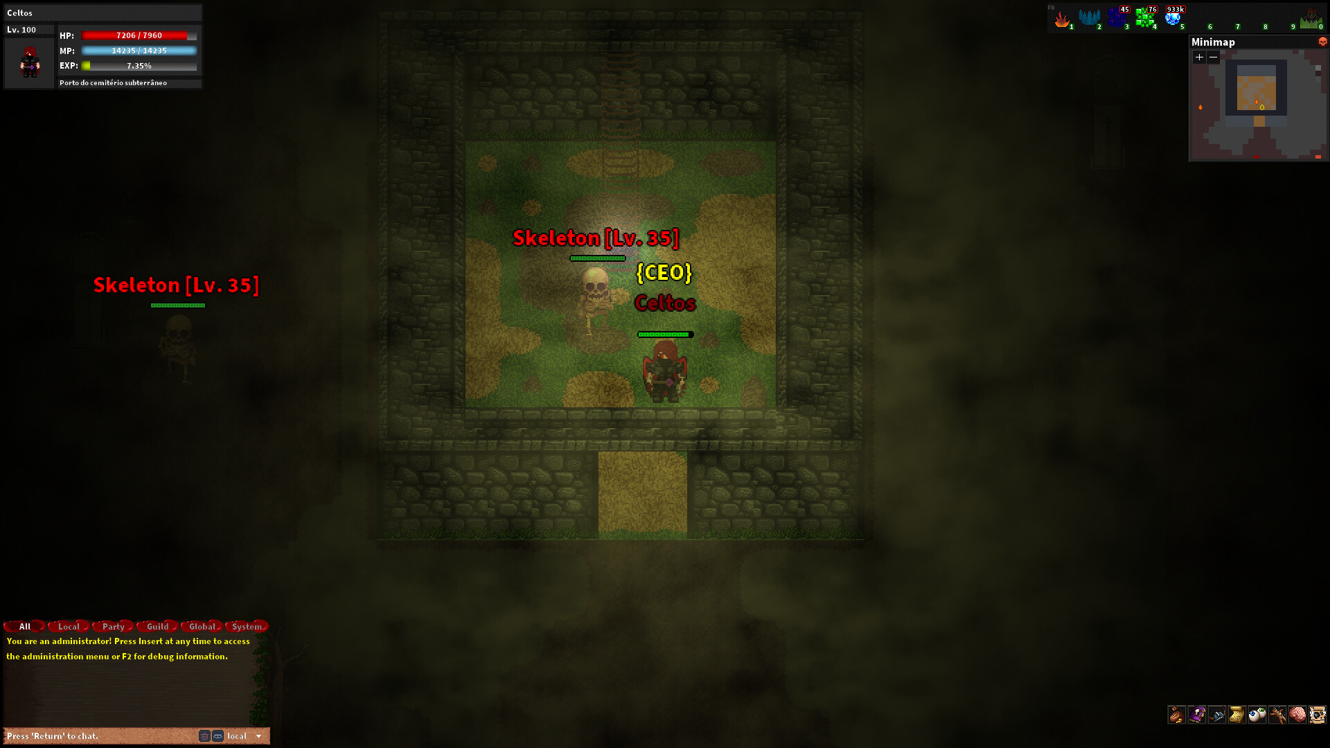 Rebornia - MMORPG 2D Screenshot 7