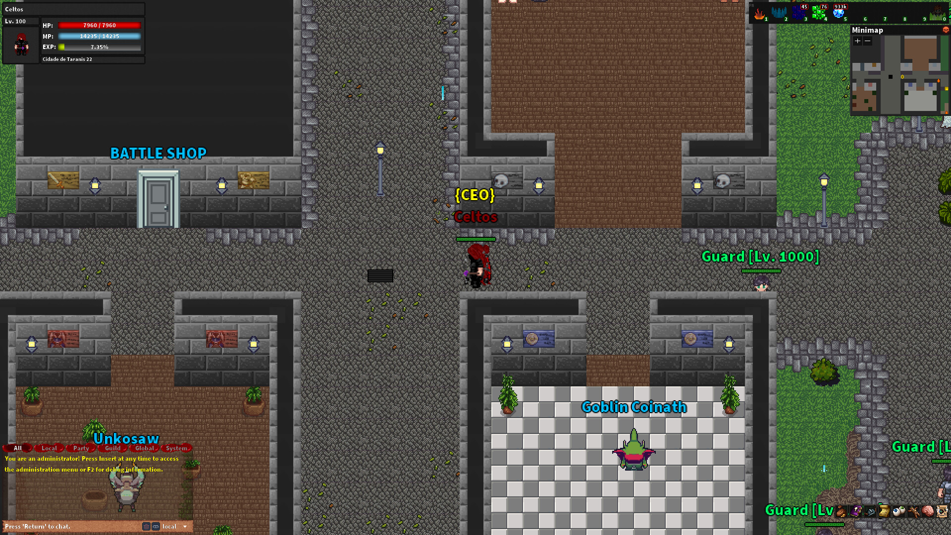 Rebornia - MMORPG 2D Screenshot 4