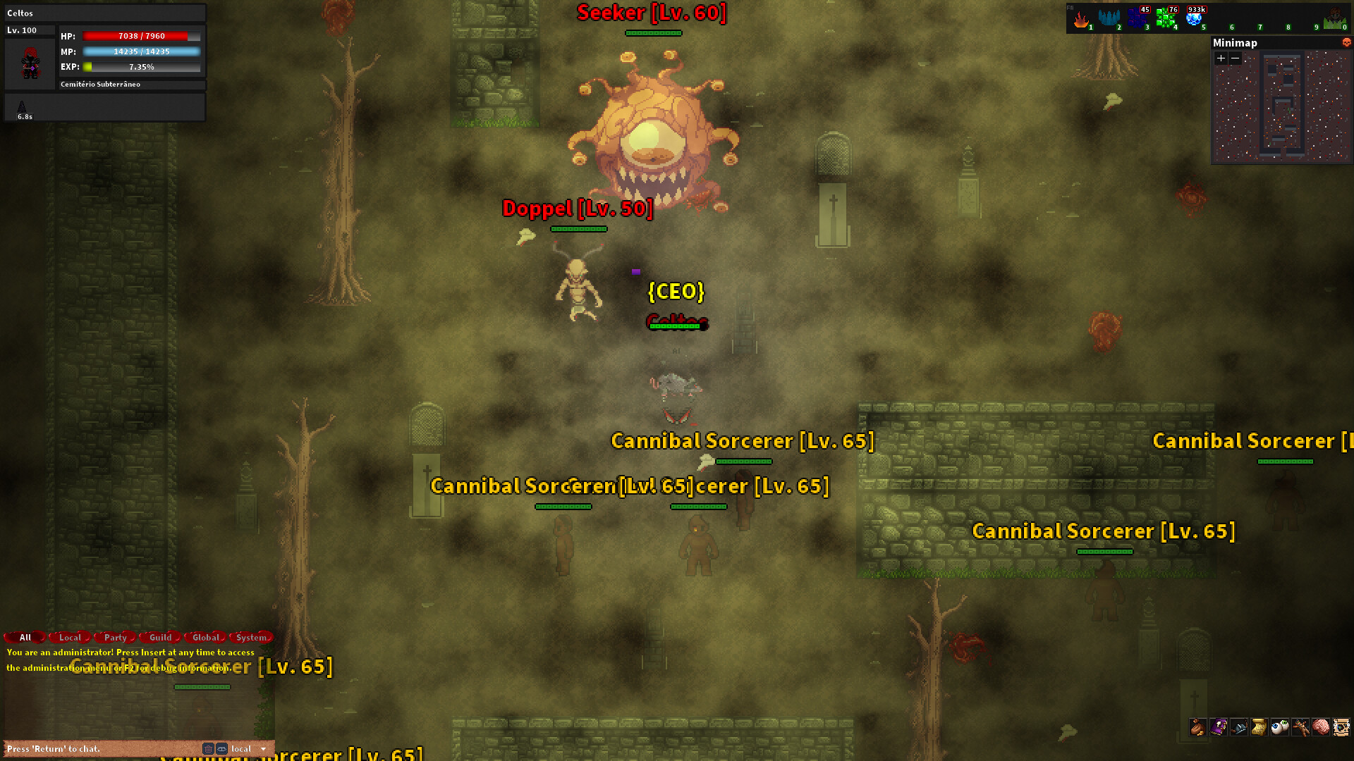 Rebornia - MMORPG 2D Screenshot 9