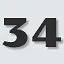 Level 34 icon