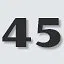 Level 45 icon