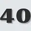 Level 40 icon