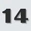 Level 14 icon