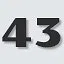 Level 43 icon