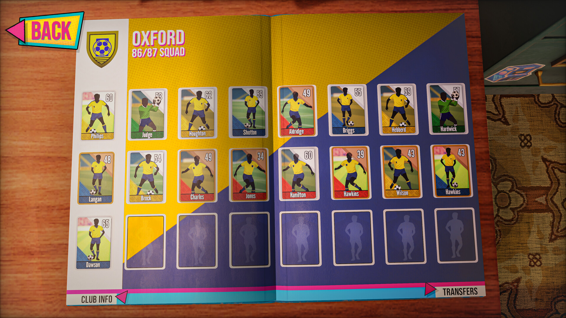 NUTMEG! A Nostalgic Deckbuilding Football Manager Screenshot 2