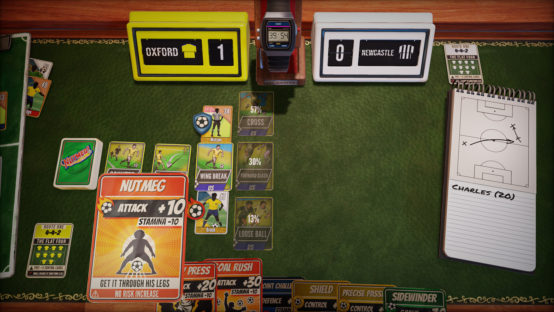 NUTMEG! A Nostalgic Deckbuilding Football Manager Demo Screenshot 0