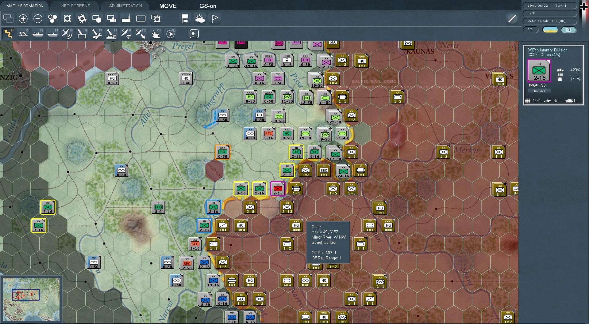 Gary Grigsby's War in the East Screenshot 4