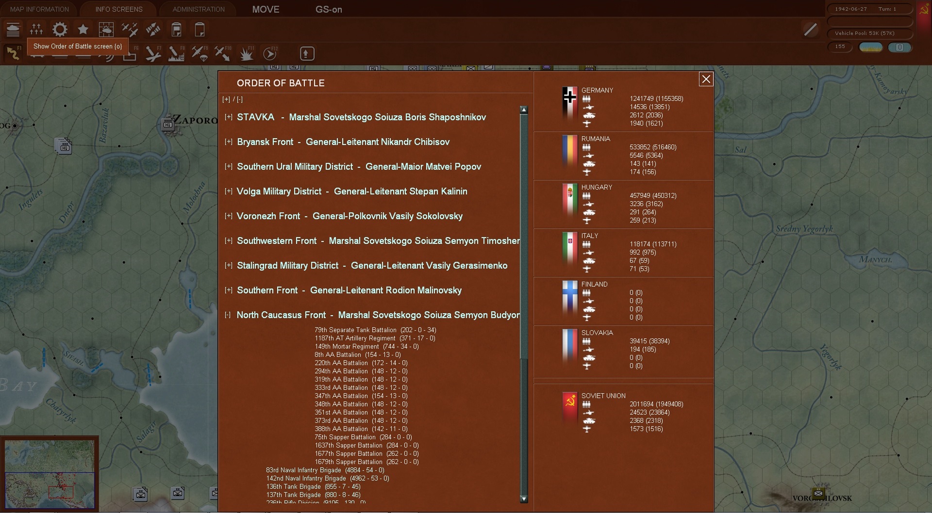 Gary Grigsby's War in the East Screenshot 1
