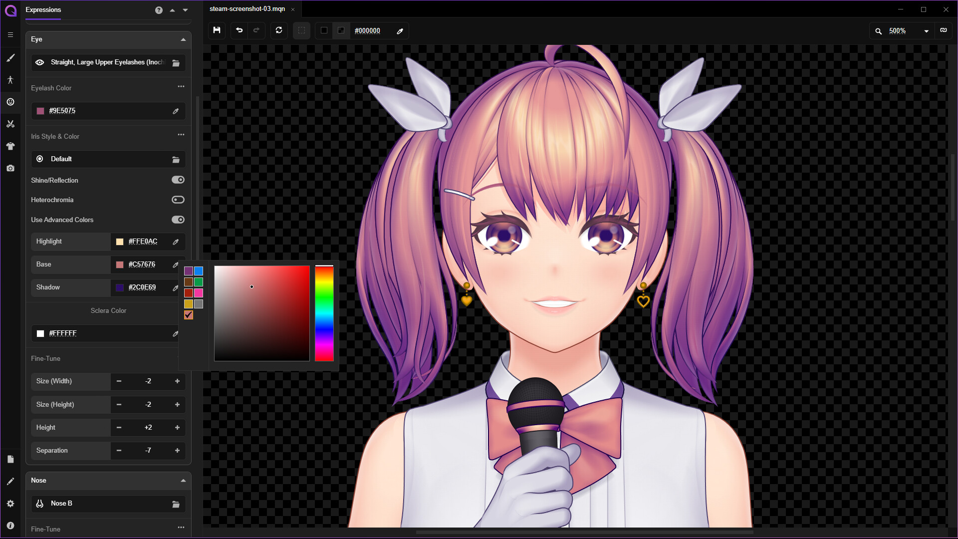 Mannequin Character Generator Screenshot 2