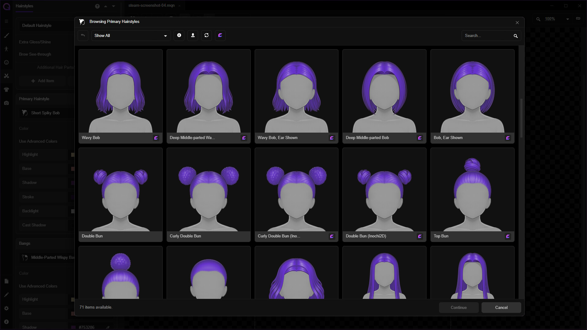 Mannequin Character Generator Screenshot 5
