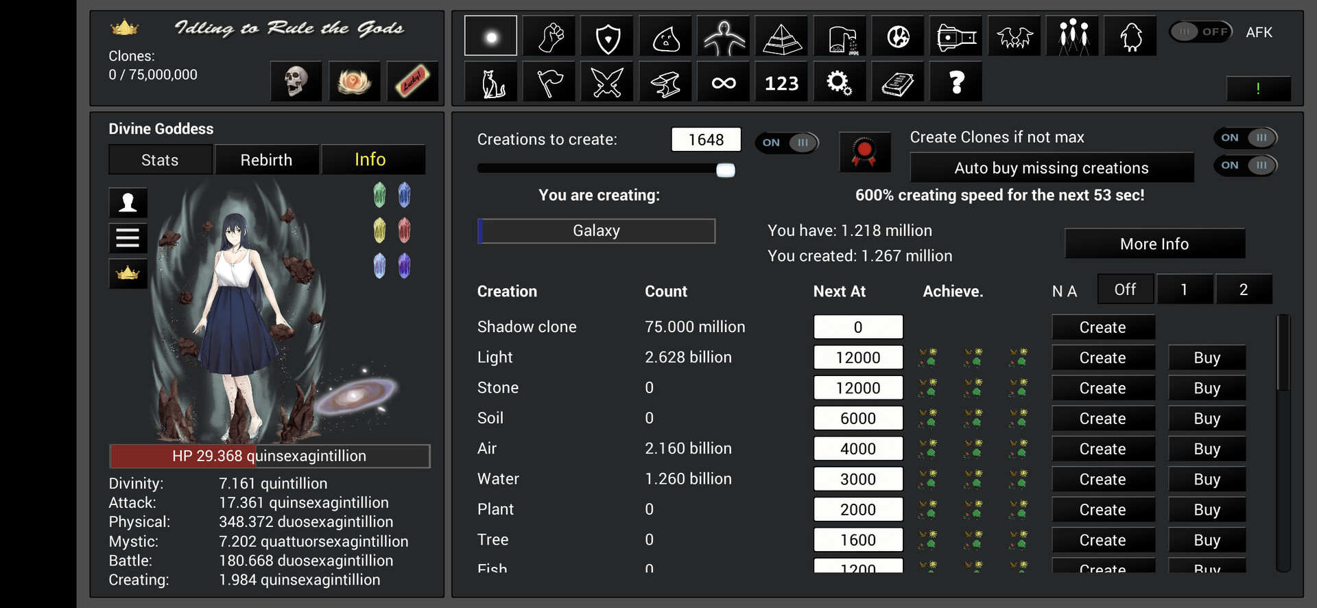 Idling to Rule the Gods Screenshot 1