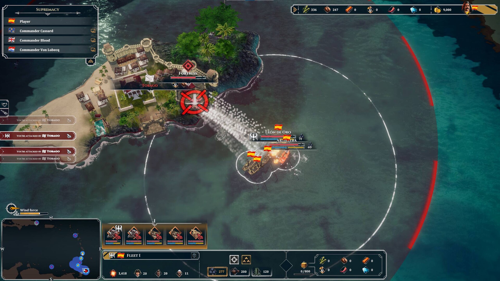 Corsairs - Battle of the Caribbean Screenshot 1