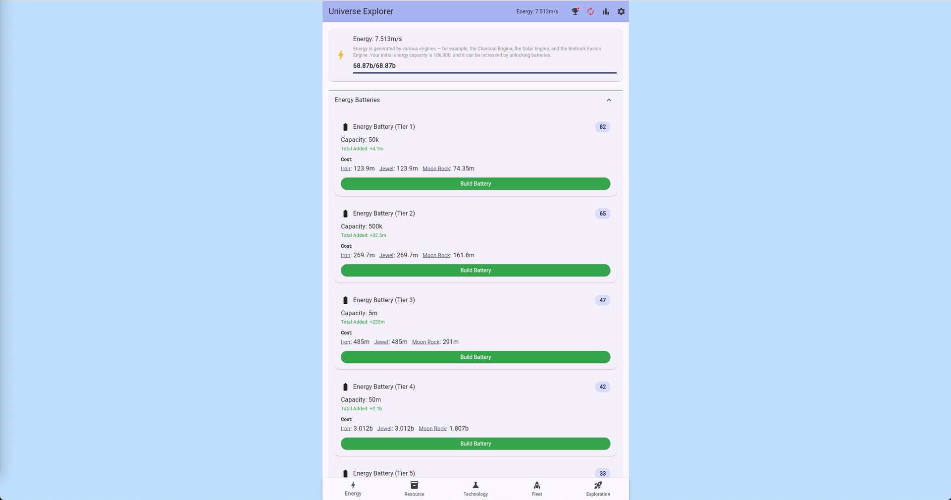 Universe Exploration Screenshot 0