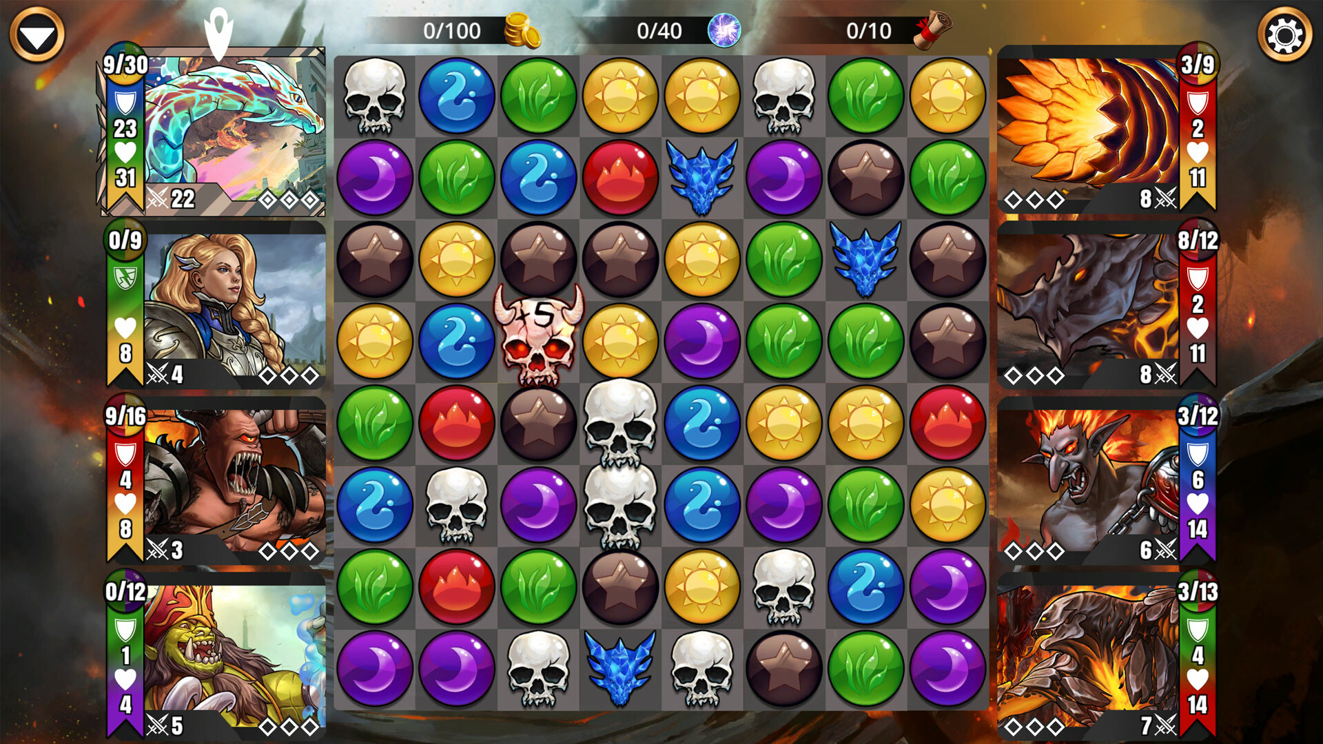 Gems of War - Puzzle RPG Screenshot 0