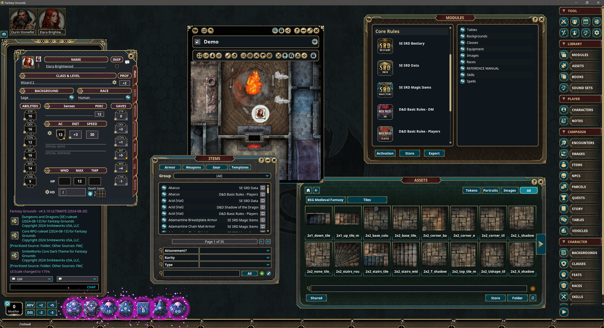 Fantasy Grounds VTT Screenshot 1