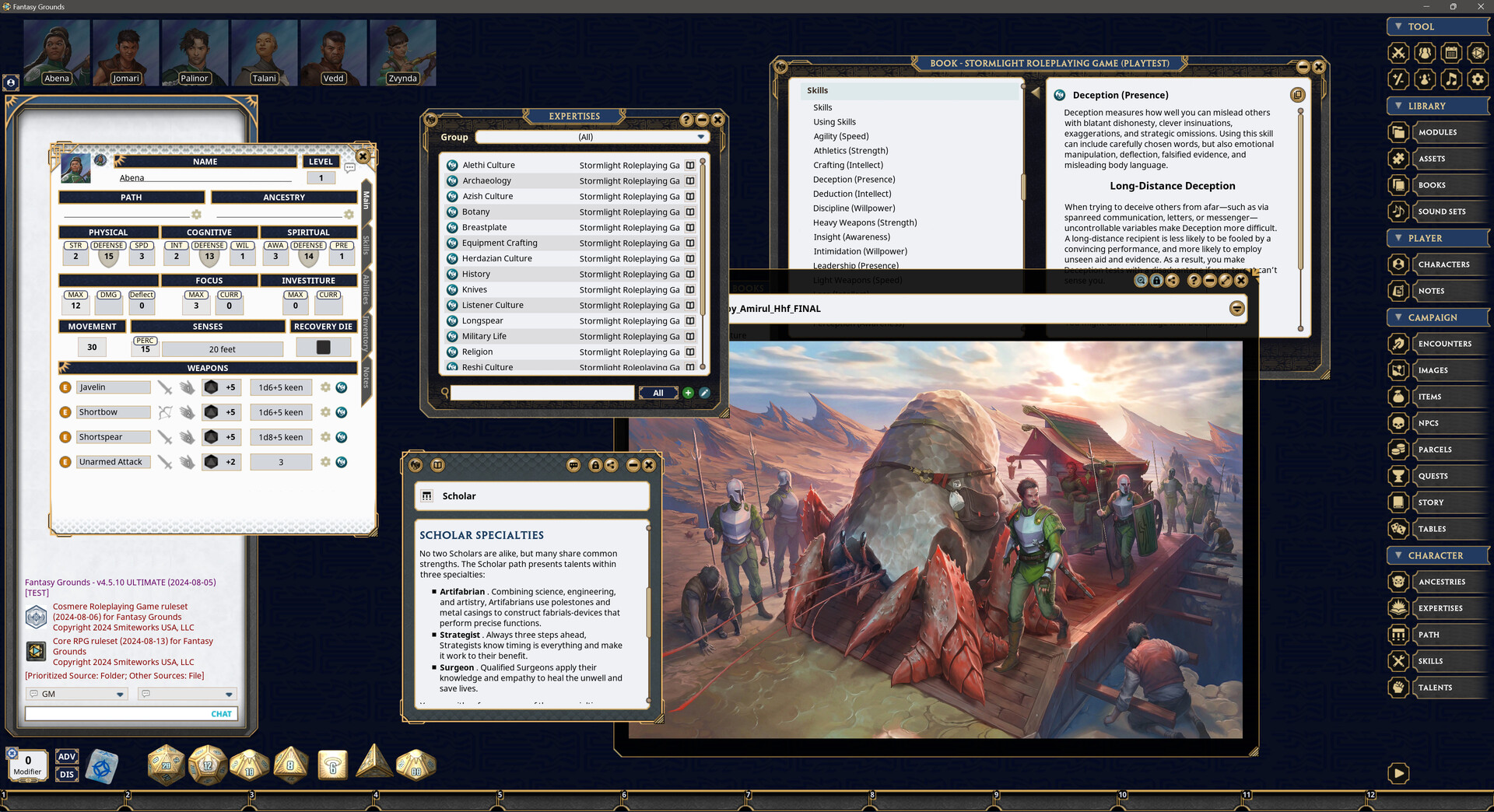 Fantasy Grounds VTT Screenshot 5