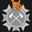 Level 16 Completed+ icon