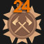 Level 24 Completed icon