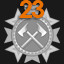 Level 23 Completed+ icon
