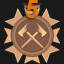 Level 5 Completed icon