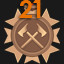 Level 21 Completed icon