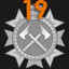 Level 19 Completed+ icon